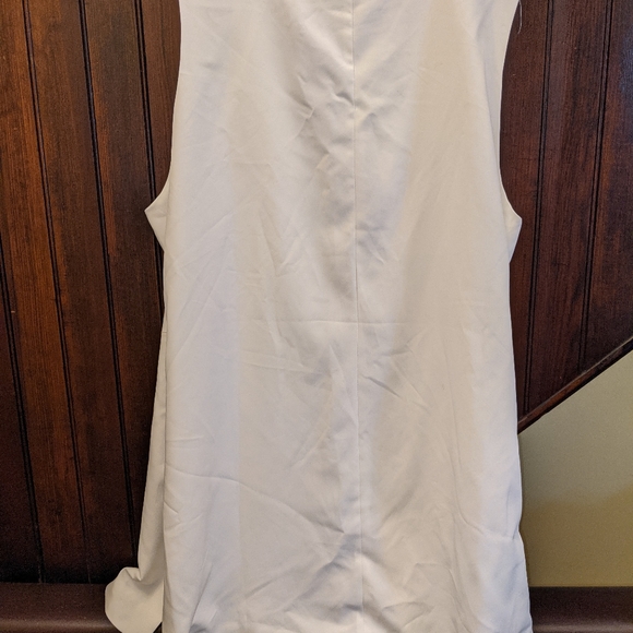 For Cynthia White Vest Duster with Grommet Accent Sz 2X - Picture 4 of 4